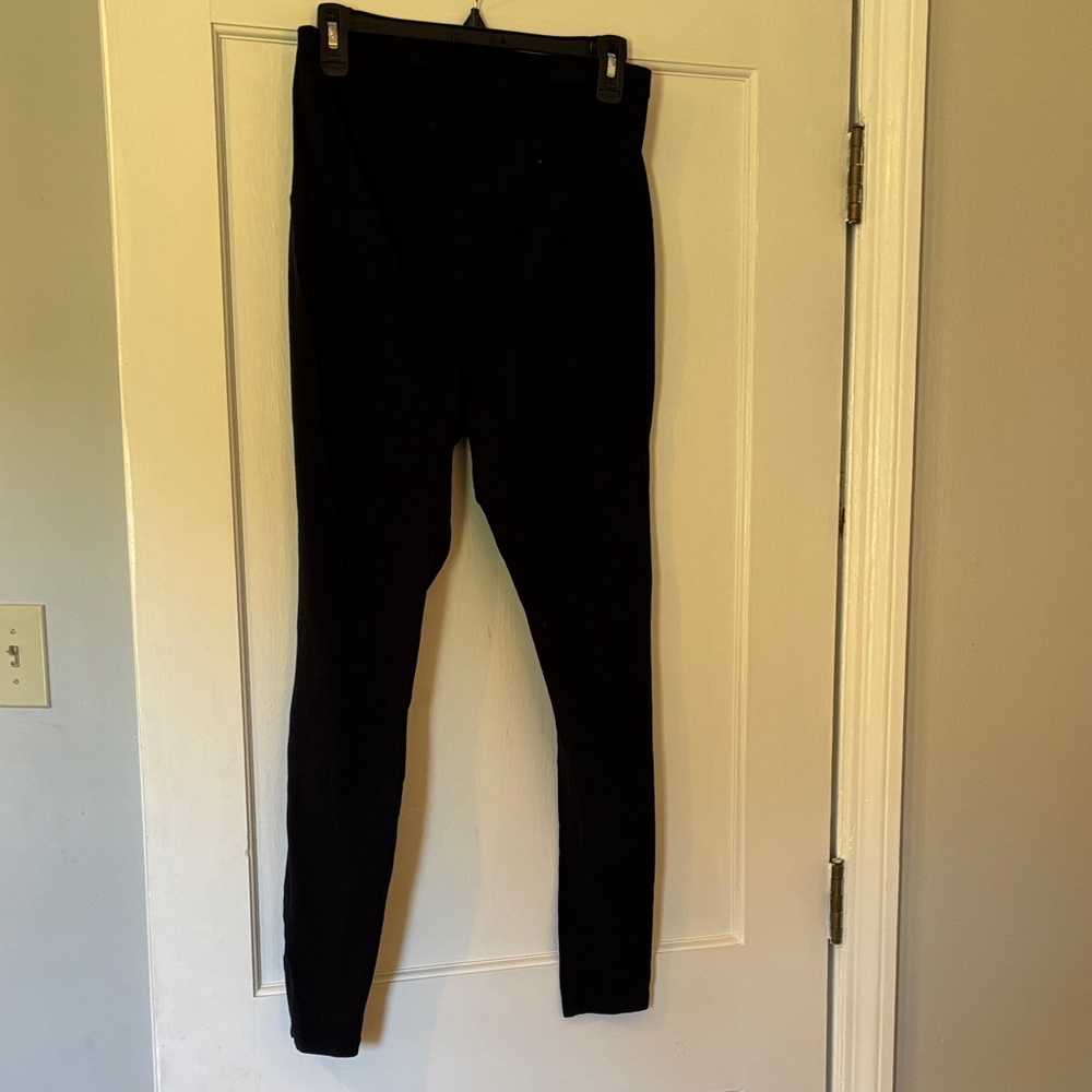 Old Navy Classic Black Leggings-maternity, pregnancy medium